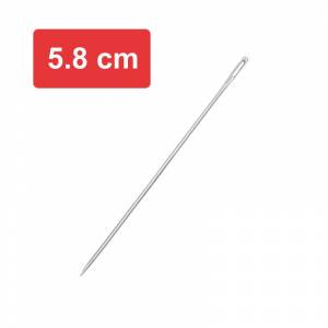 1. Complementos - Aguja Acero de 5.8 cms (ideal para artesanía manual) 
