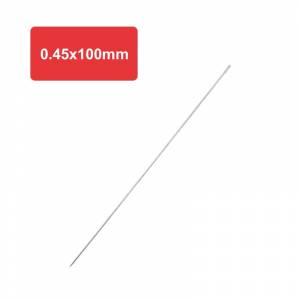1. Complementos - Aguja de Acero 0.45x100mm (ideal para abalorios y bordados) 